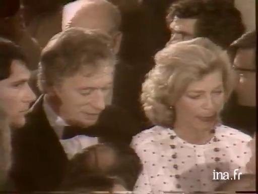 Lauren Bacall and Yves Montand special guests at the 1979 opening gala