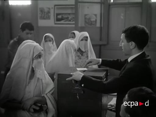 Référendum à Alger le 1er juillet 1962 [muet]