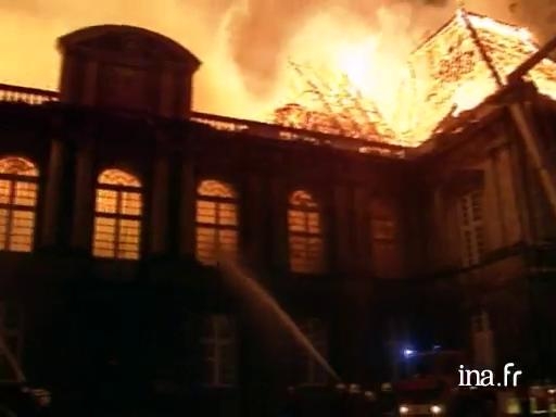 Réactions après l'incendie du Parlement de Bretagne