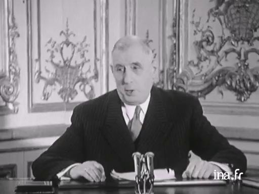 Allocution radio-télévisée prononcée au palais de l'Elysée le 16 septembre 1959