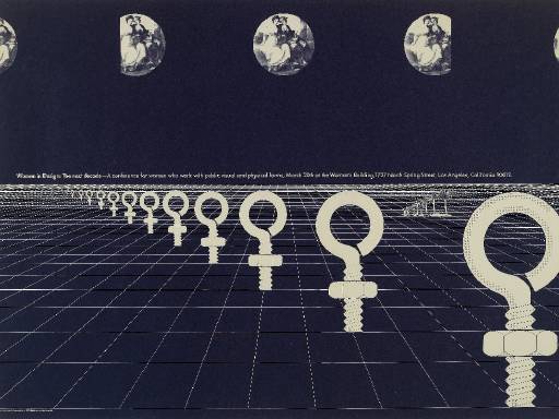 Sheila Levrant de Bretteville, Affiche <i>"Women in Design, 20 mars 1975..."</i> 