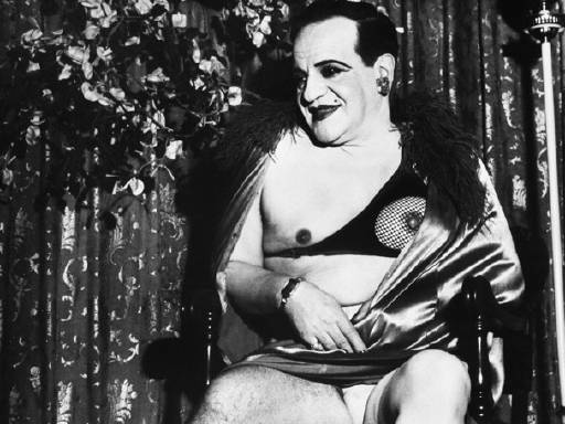Lisette Model, <i>Hermaphrodite, 42th Street Flea Circus</i>, vers 1940 