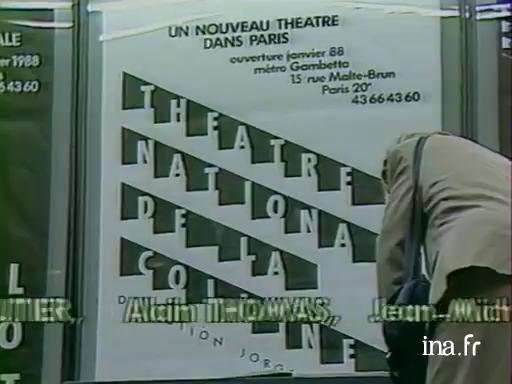 Ouverture du Théâtre National de la Colline dirigé par Jorge Lavelli