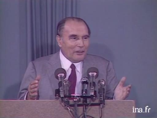 Discours de François Mitterrand à Figeac