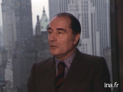 François Mitterrand en voyage aux Etats-Unis