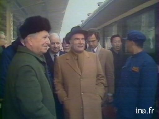 François Mitterrand et le PS en voyage en Chine