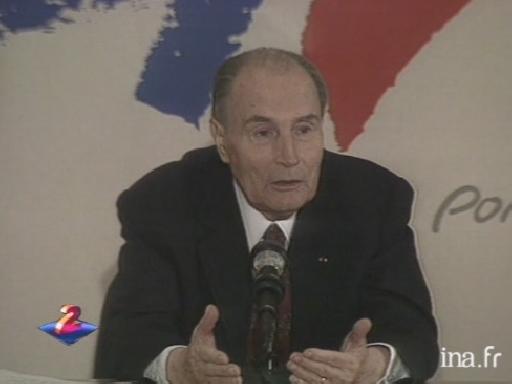 Conférence de presse de François Mitterrand à propos de la crise en Yougoslavie