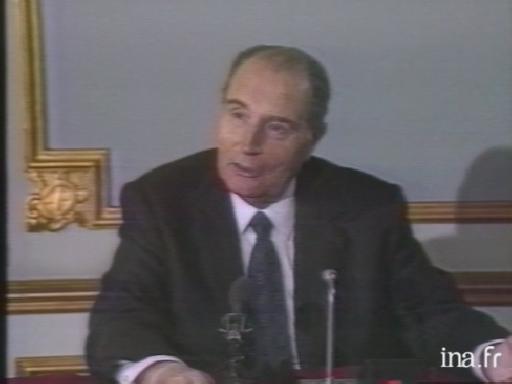 François Mitterrand et la chute du Mur de Berlin
