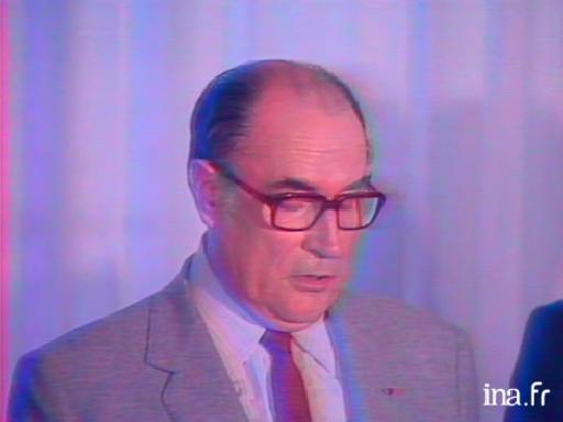 Discours de François Mitterrand avant les législatives