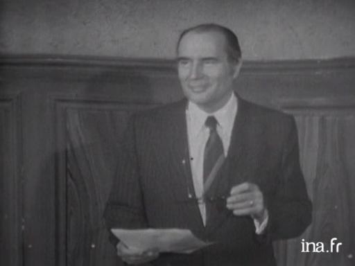 Déclaration de François Mitterrand après sa défaite à la présidentielle