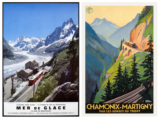 Chamonix Mont Blanc, le chemin de fer du Montenvers