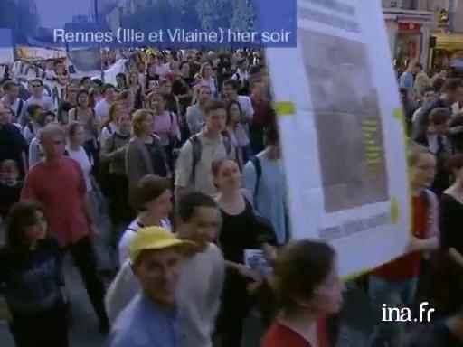  Manifestation anti-Le Pen à Rennes 